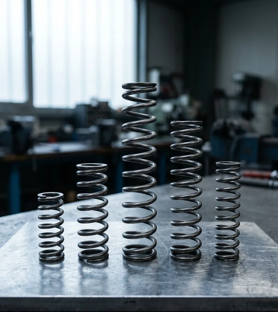 Compression springs in several sizes